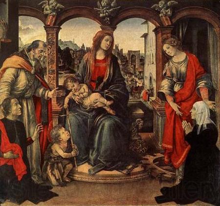Fra Filippo Lippi Madonna with Child and Saints